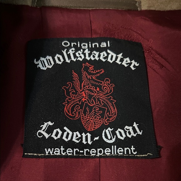 Vintage Wolfstaedter Original Tyroler Loden Virgin Wool Water Repellent Sz 46 - Picture 2 of 11